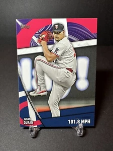 2024 Series 2 Significant Statistics #SS-19 Jhoan Duran - Minnesota Twins - Picture 1 of 2