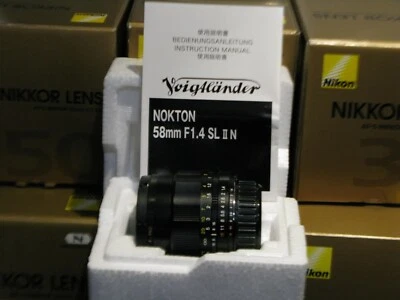 VOIGTLÄNDER NOKTON 58MM F/1.4 SL II N nuevo/caja abierta Foto 1 de 4