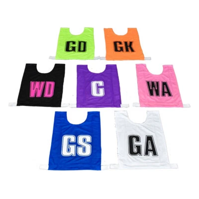 Junior Netball Bibs - Assorted Colors (set of 7) - image 1 of 4
