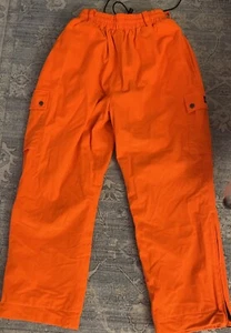 Gamehide Blaze Orange Insulated Hush-Hide Hunting Pants Size L - Picture 1 of 6