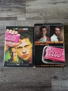 Fight Club Paperback and DVD Movie Set by Chuck Palahniuk - Picture 1 of 1