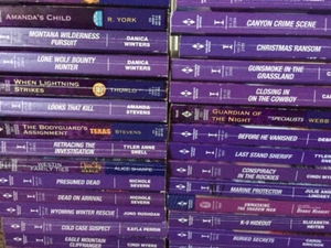 Lot of 10 Random Mix of Harlequin Intrigue Romantic Suspense Paperback Books - Picture 1 of 1