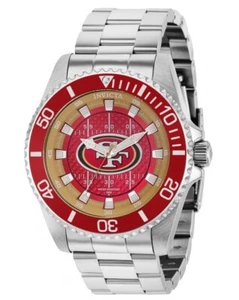 Invicta NFL San Francisco 49ers Men's 47mm Limited Stainless Quartz Watch 36931 - Picture 1 of 15