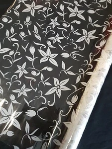 Estampado floral Cellophane Roll Gift Wrap Cesta Cesta Flor Funeral Día de la Madre - Imagen 1 de 11