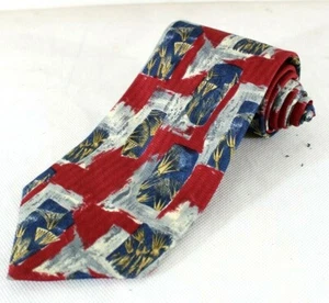 New Directions Metropolitan Museum of Art NYC rote Krawatte 100 % Seide Krawatte - Bild 1 von 5