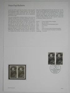 Bund Ministerkarte Typ IV 1977 Din A 5 Mi.Nr. 936 Peter Paul Rubens - Picture 1 of 1
