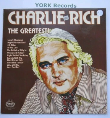 CHARLIE RICH - The Greatest - Excellent Condition LP Record Hallmark SHM 839 - Image 1 of 3