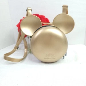 NWOT Disney Parks Melissa Gold Mickey Mouse Jelly Crossbody Bag VHTF RARE - Picture 1 of 11
