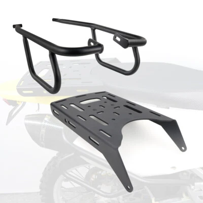 Комплект задней багажной полки и боковых предохранительных штанг подходит для Suzuki DRZ400S/SM 00-24 - Изображение 1 из 4