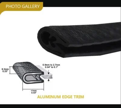 240"Long Auto Car Trunk Doors Weather Stripping Rubber Edge Trim Seal Protector - Image 1 of 4