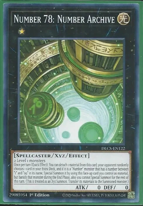 Yugioh - Number 78: Number Archive - 1st Edition Card - Image 1 of 1