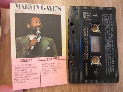 MARVIN GAYE compilation MOTOWN cassette Greatest Hits tested TAPE EXC - Image 1 of 4
