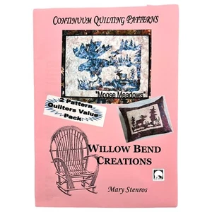 2010 Alaska Willow Bend Creations 2-Pattern Quilters Pack MOOSE MEADOWS - Picture 1 of 6