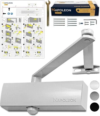 NAPOLEON N-1000 Ferme-Porte Automatique Robuste - Normes EN 1154/EN1634 - Commer - Photo 1/4