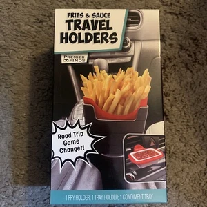 Premier Finds Fries & Sauce Travel Holders Cup Holder Fast Food Novelty Gift New - Picture 1 of 6