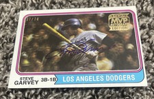 2023 Topps Heritage STEVE GARVEY HIGH NUMBER BUYBACK AUTO #/74🔥Dodgers🔥RARE!