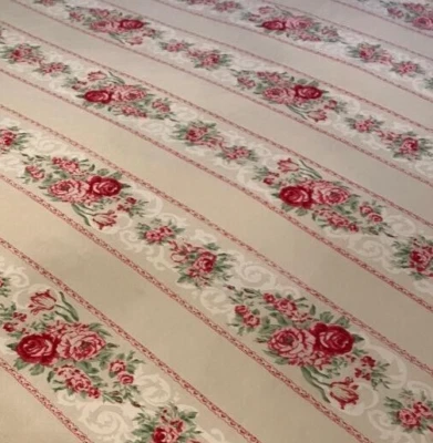 RARO~DE COLECCIÓN~EDREDÓN RACHEL ASHWELL TREASURES SHABBY CHIC TRAILING ROSE KING #182 Foto 1 de 4