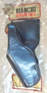 Bianchi # 99A LH Black Duty Belt Holster for Colt Kimber 1911 4" Thumb Break NOS - Picture 1 of 17