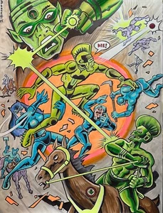 POWERING PLAY ** MIKE BENNETT'S ORIGINAL ART (2025) 02/17/25 - Picture 1 of 1