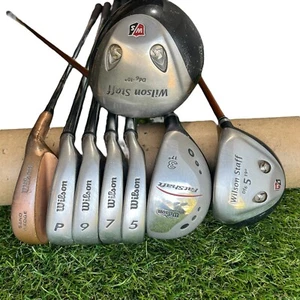 Wilson Golf Club Short Sunday Set Regular Flex Fat Shaft Staff D6 Mens Righty - Picture 1 of 17