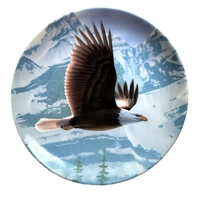 Piatto da collezione Knowles "L'aquila calva" di Daniel Smith The Majestic Birds COA - Foto 1 di 7