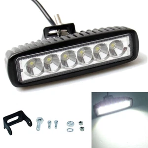 Eagle Lights 6" LED Flood Light Bar fits Harley Softail & Dyna Lifetime Warranty - Picture 1 of 9