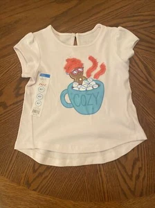 GEMÜTLICHES 4T Kleinkind rosa Punkt & Zazz Shirt hellrosa Urlaub Marshmallows Akzente - Bild 1 von 5