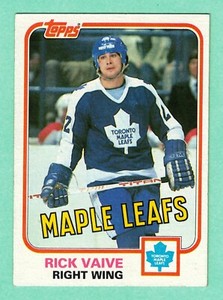 1981-82 TOPPS NHL HOCKEY CARD  ***** YOU PICK FROM LIST *****  (I2718)