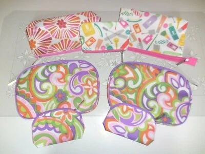 Set of 7 Mod Pouches for Jewelry, Cosmetics, Etc. - Image 1 of 2