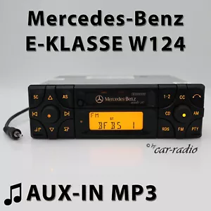 Mercedes W124 Radio Audio 10 BE3200 AUX-IN MP3 Becker Kassettenradio E-Klasse - Bild 1 von 12