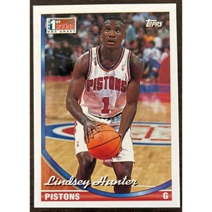 1994 Topps #331 Lindsey Hunter Detroit Pistons NBA National Basketball Card - Picture 1 of 2