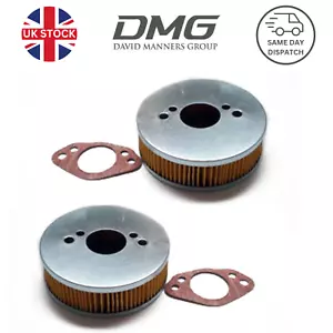 (x2) FILTROS DE AIRE Triumph Spitfire 1500, MG Midget 1500 SU HS4- GFE1063 - Imagen 1 de 2