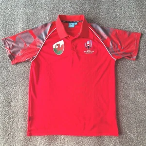 Wales Rugby WM 2019 Poloshirt XL Rot Kurzarm TOP - Bild 1 von 13