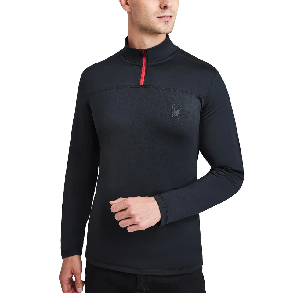 Top Spyder Active Para Hombre 1/4 Cremallera Cuello Simulado Rendimiento S-3XL Nuevo con Etiquetas Foto 1 de 1