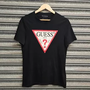 Camiseta con estampado gráfico Guess - Negra - Pequeña - Imagen 1 de 6