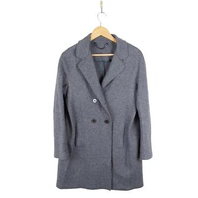 Jigsaw Grey Wool Blend Grey Coatigen Size Small - 1 Flaw - Image 1 of 4
