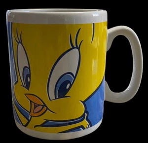 Tweety “Early Bird” Looney Tunes Warner Brothers Large Collectible Mug 1998 - Picture 1 of 9