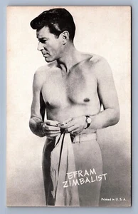 Postcard Vtg Penny Arcade Photo Card Celebrity Efram Zimbalist - Picture 1 of 2
