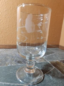 Princess House HERITAGE 11 oz Footed Tumbler 5 7/8" - Picture 1 of 3