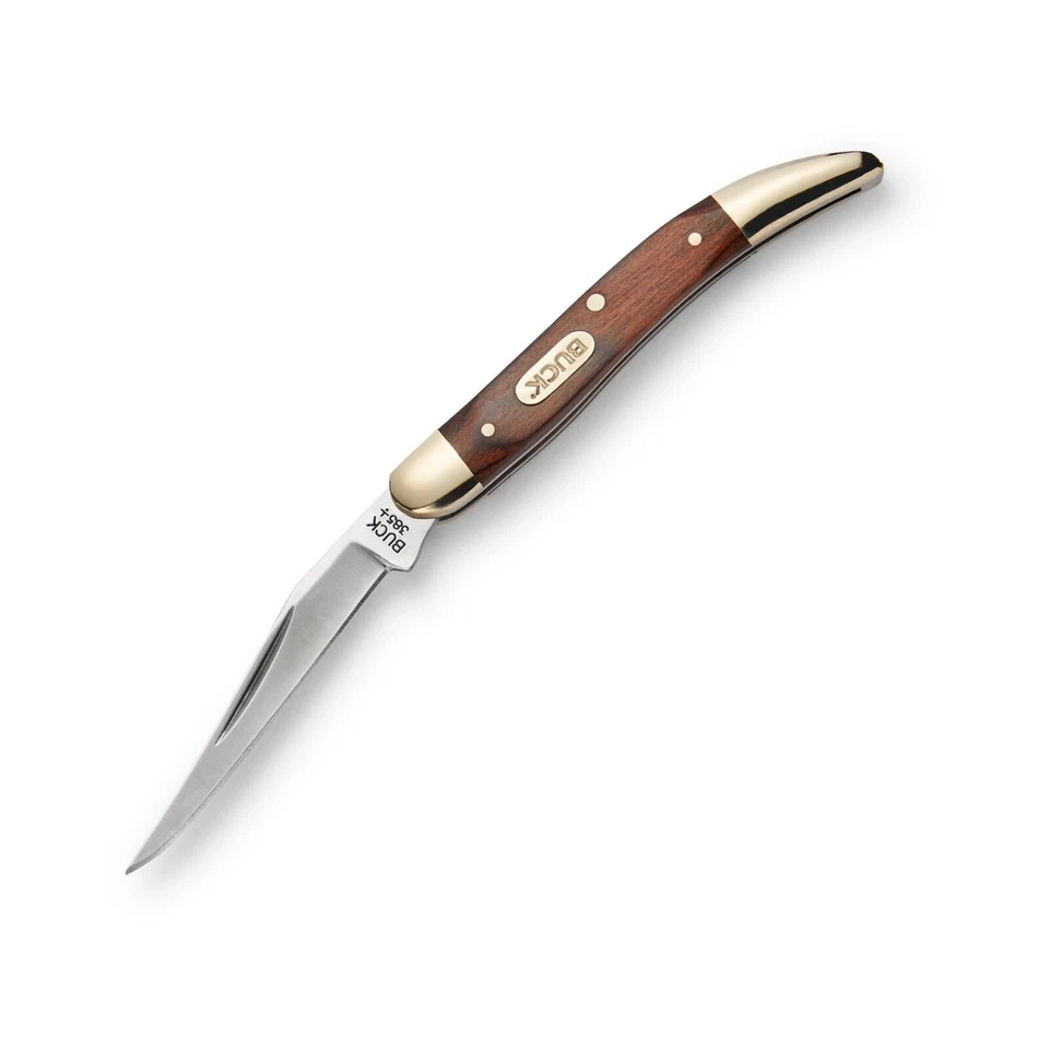 Buck Knives 385 Toothpick Pocket Knife - Woodgrain (0385BRS-B)