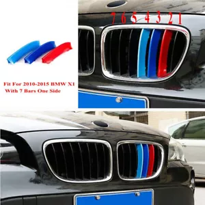 Cubierta de parrilla delantera tiras con clip para accesorios BMW X1 E84 2009-2015 - Imagen 1 de 7