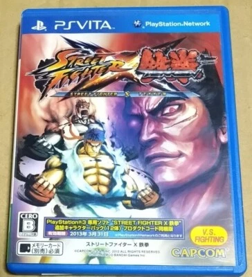 Street Fighter X Tekken PSVita Capcom Used Japan Fighting Game Boxed Tested - Image 1 of 3