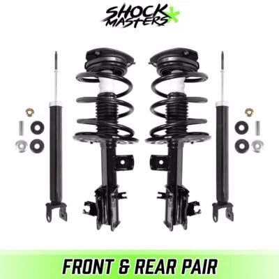 Front Complete Struts w/ Springs Rear shocks for 2007-2013 Nissan Altima w ABS Foto 1 de 4