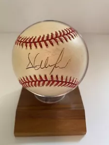 Dave Winfield baseball autografato su palla pratica di battuta ufficiale MLB - Foto 1 di 2
