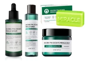 Somebymi AHA BHA PHA Miracle 30days cleansing Toner, Serum, Soap, Cream - Picture 1 of 5