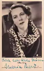 MARIA BARD SCHAUSPIELERIN (1900-1944) AUTOGRAMM RPPC SIGNED RARE AFFÄRE SUICIDE - Bild 1 von 1