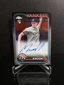 AUTO 💥 MATT KROOK RC SP 2024 Topps Chrome Rookie Card Blue Ink Signed RA-MK - Picture 1 of 2
