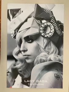 PÓSTER DE LADY GAGA, TELÉFONO, AUTÉNTICO, CON LICENCIA 2009 - Imagen 1 de 6
