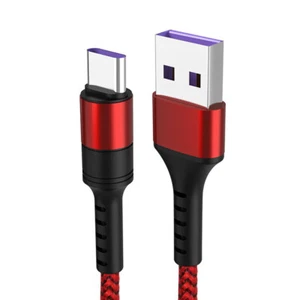 Type C 5A Super Fast Charging Charger Sync Cable For Huawei P30 P20 Samsung - Picture 1 of 16