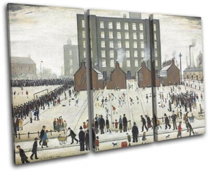 LS Lowry Sábado Tarde Colección LIENZO AGUDO ARTE DE PARED Impresión de Imagen - Imagen 1 de 1